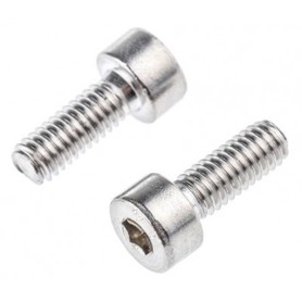 Винт(болт) М3 DIN9.12 с цилиндрической головкой и внутренним шестигранником из нержавеющий стали на 8мм